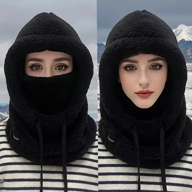 Warm Thermal Windproof Balaclava – Ski Hood & Motorcycle Face Mask, Polar Fleece Neck Cover for Winter Outdoor Sports
