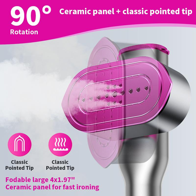 Dr.Flash Portable Garment Steamer – 7-Mode LED Clothing Iron, 5s Fast Heat
