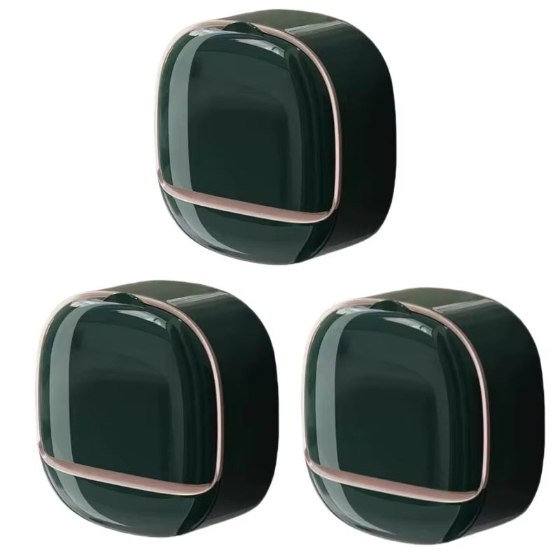 Waterproof Soap Box for Shower – Hanging Soap Holder with Drainage for Bathroom Storage