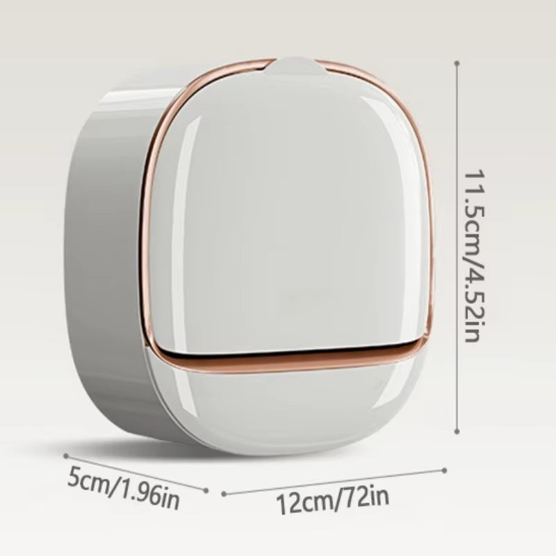 Waterproof Soap Box for Shower – Hanging Soap Holder with Drainage for Bathroom Storage