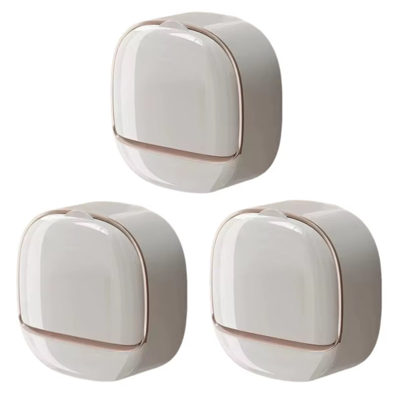 Waterproof Soap Box for Shower – Hanging Soap Holder with Drainage for Bathroom Storage