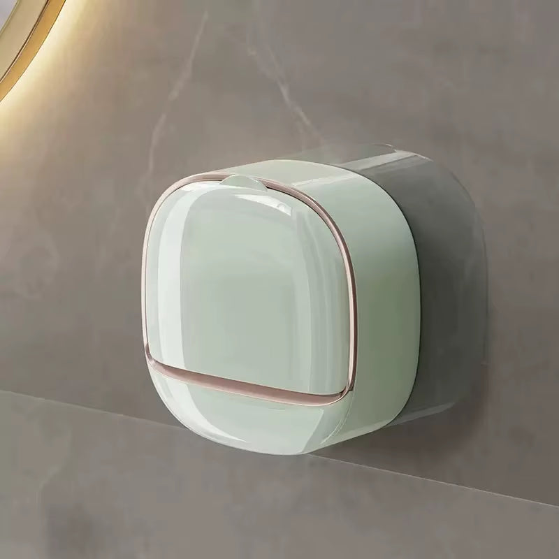 Waterproof Soap Box for Shower – Hanging Soap Holder with Drainage for Bathroom Storage