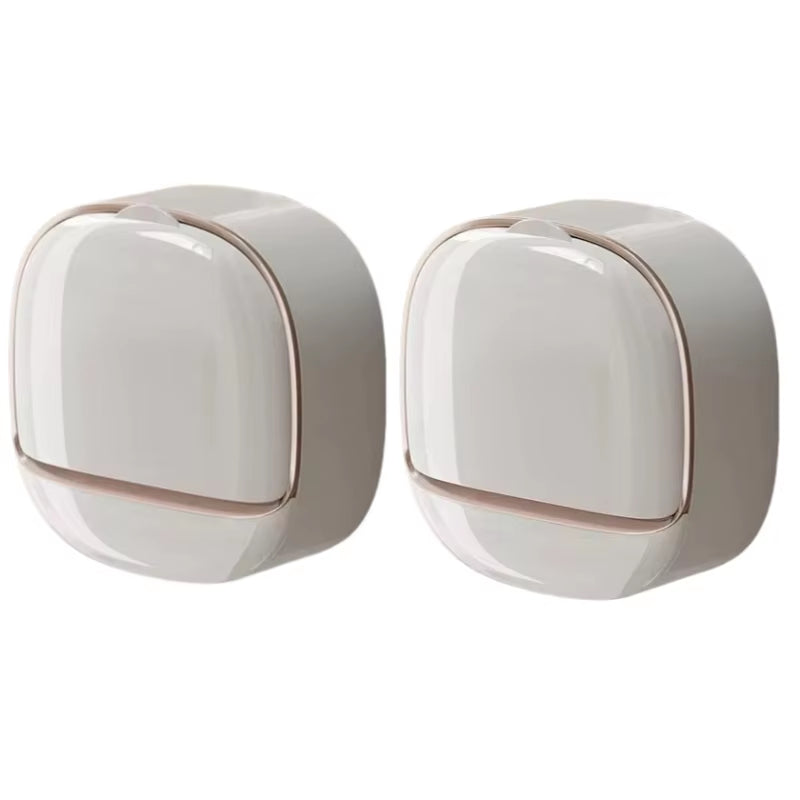 Waterproof Soap Box for Shower – Hanging Soap Holder with Drainage for Bathroom Storage