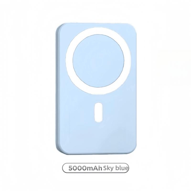 Magnetic Portable Charger 5000mAh – MagSafe Wireless Power Bank with 20W Fast Charge