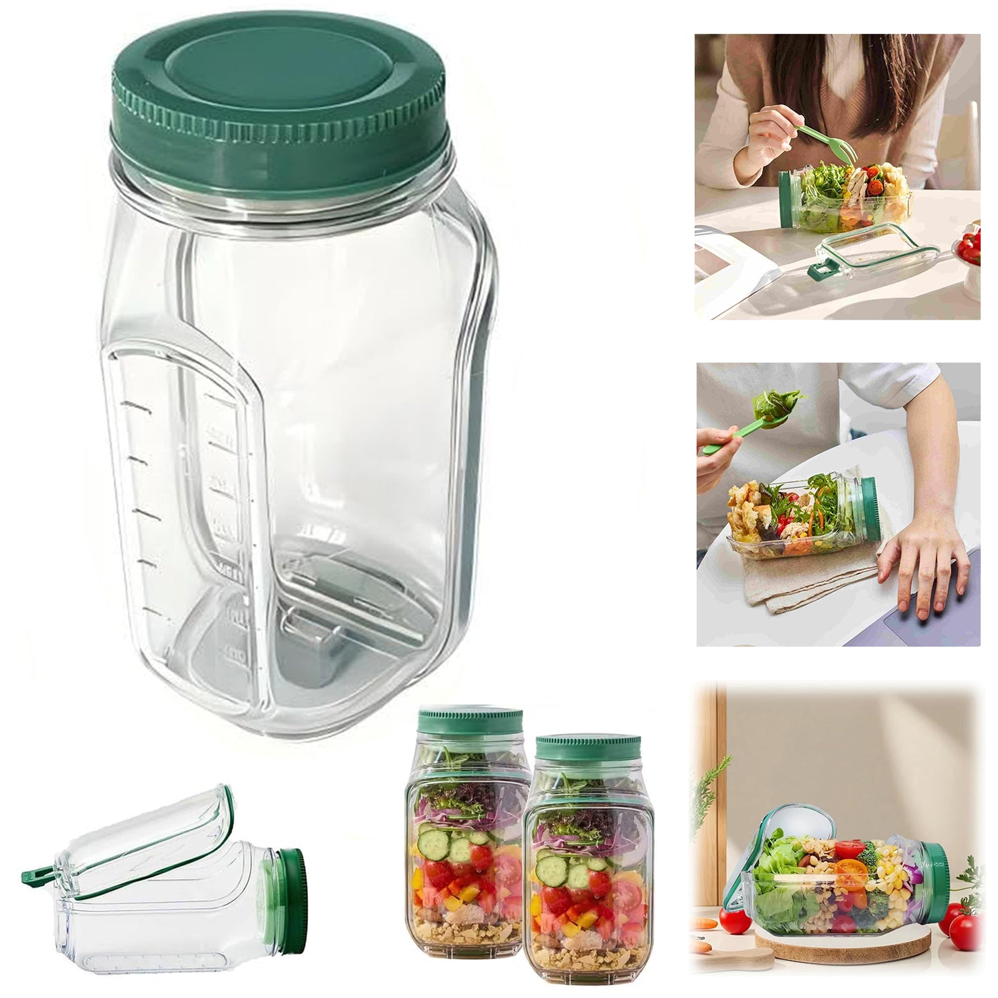 Portable Salad Pod – Fresh Meals Anywhere!