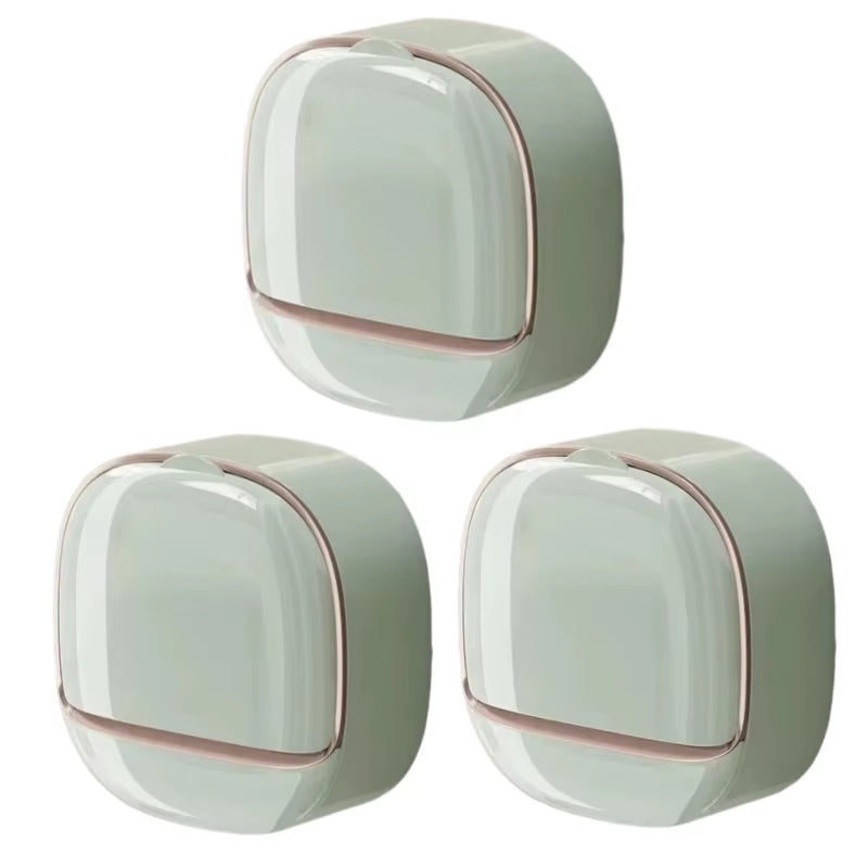 Waterproof Soap Box for Shower – Hanging Soap Holder with Drainage for Bathroom Storage