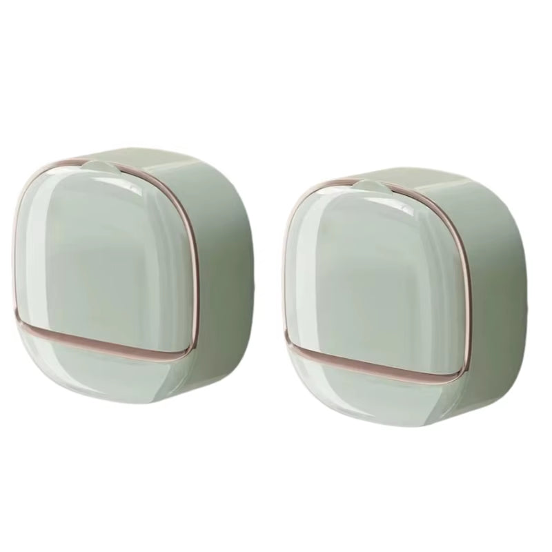 Waterproof Soap Box for Shower – Hanging Soap Holder with Drainage for Bathroom Storage