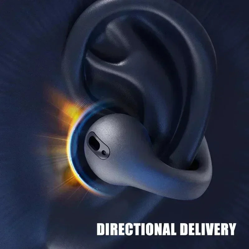 T75 Bone Conduction Wireless Headphones – Bluetooth 5.3 Sports Earphones, Waterproof TWS HiFi Sound