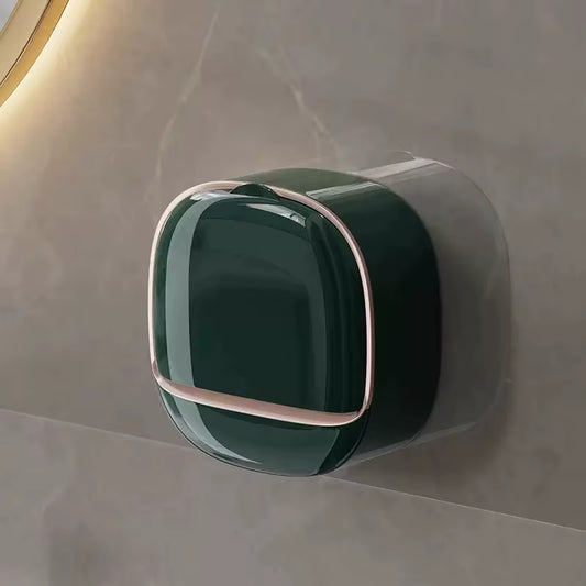 Waterproof Soap Box for Shower – Hanging Soap Holder with Drainage for Bathroom Storage