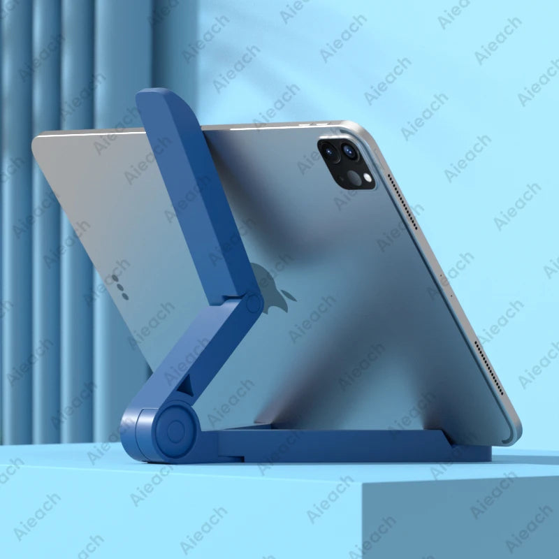 Adjustable Folding Tablet Stand – Desktop Holder for 4.7"–12.9" iPad, Samsung, Xiaomi & Smartphones