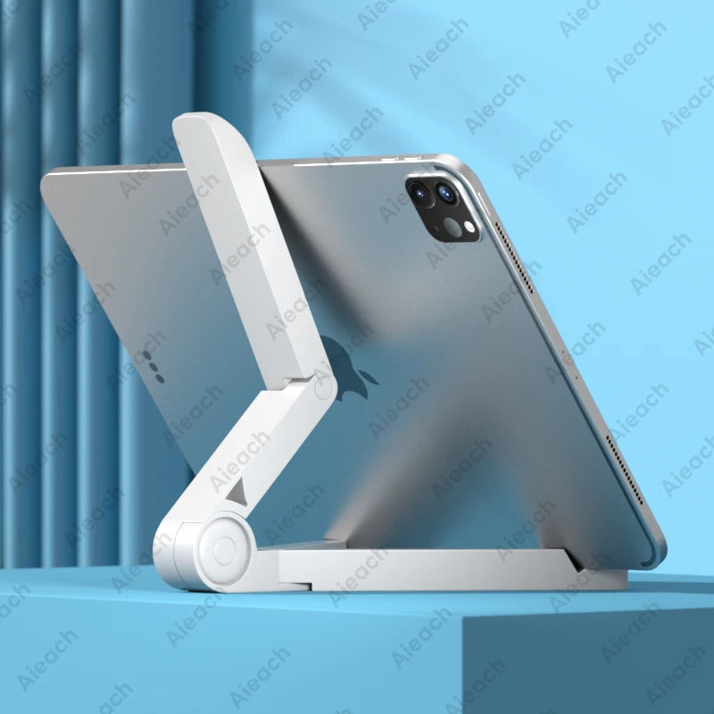 Adjustable Folding Tablet Stand – Desktop Holder for 4.7"–12.9" iPad, Samsung, Xiaomi & Smartphones