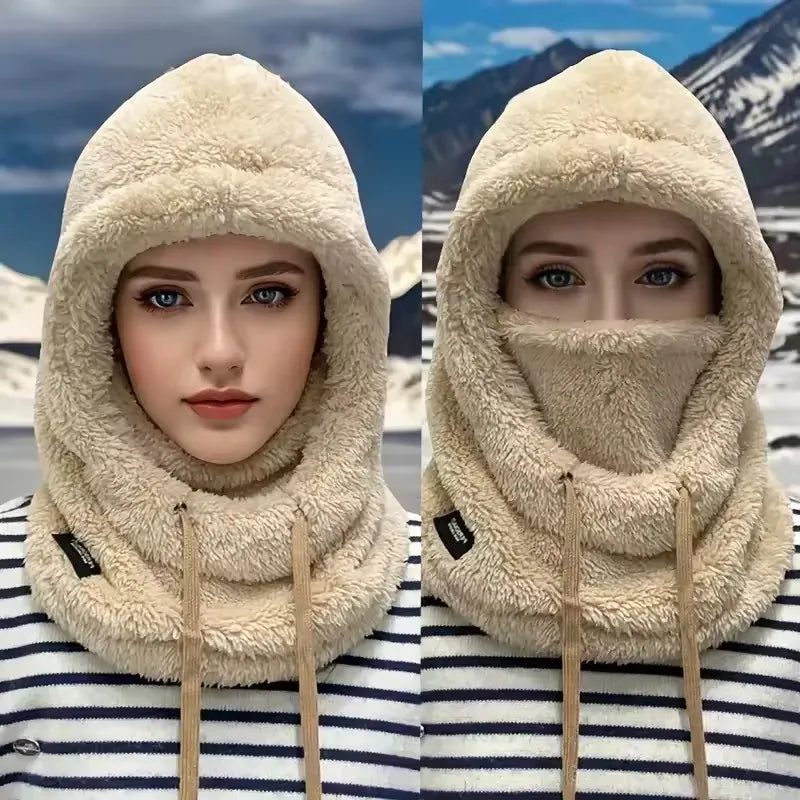 Warm Thermal Windproof Balaclava – Ski Hood & Motorcycle Face Mask, Polar Fleece Neck Cover for Winter Outdoor Sports