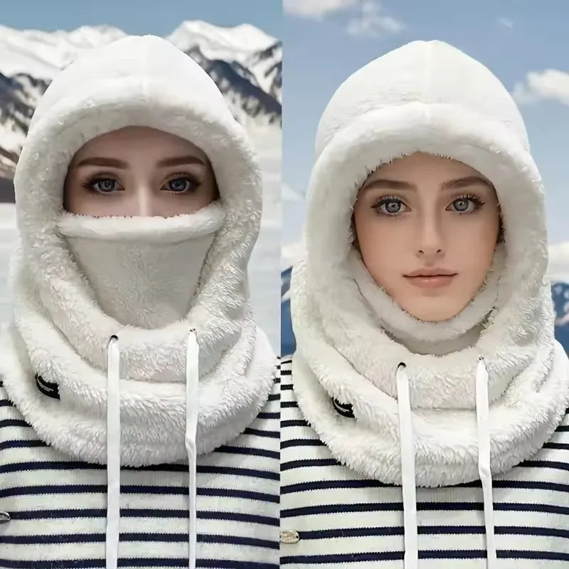 Warm Thermal Windproof Balaclava – Ski Hood & Motorcycle Face Mask, Polar Fleece Neck Cover for Winter Outdoor Sports