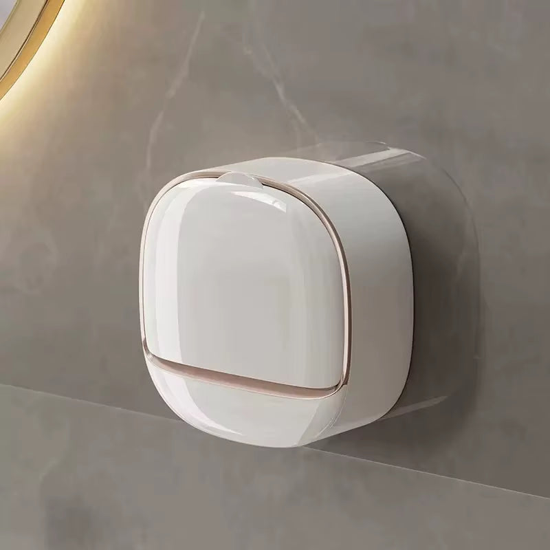 Waterproof Soap Box for Shower – Hanging Soap Holder with Drainage for Bathroom Storage