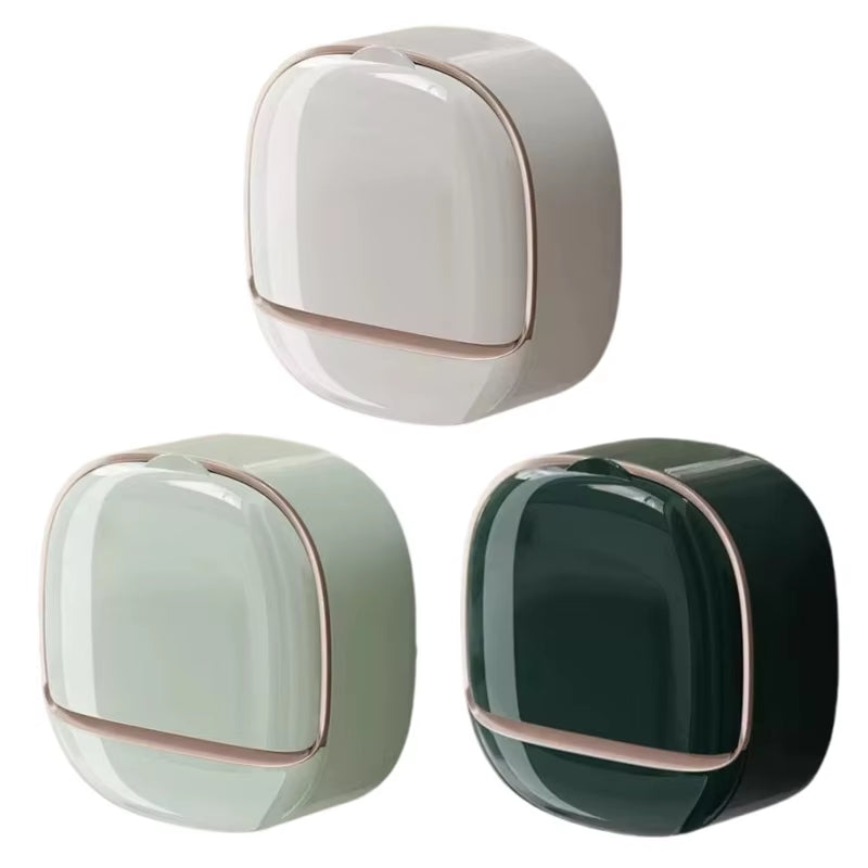 Waterproof Soap Box for Shower – Hanging Soap Holder with Drainage for Bathroom Storage